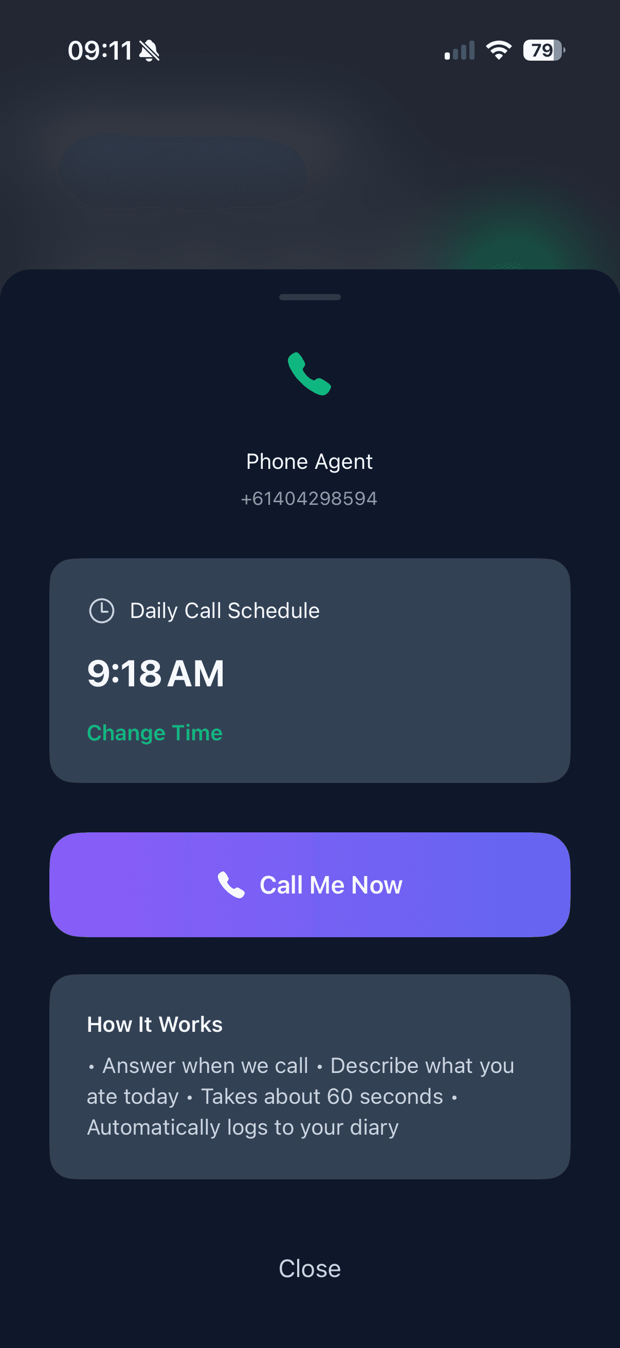 BurnBalance phone agent